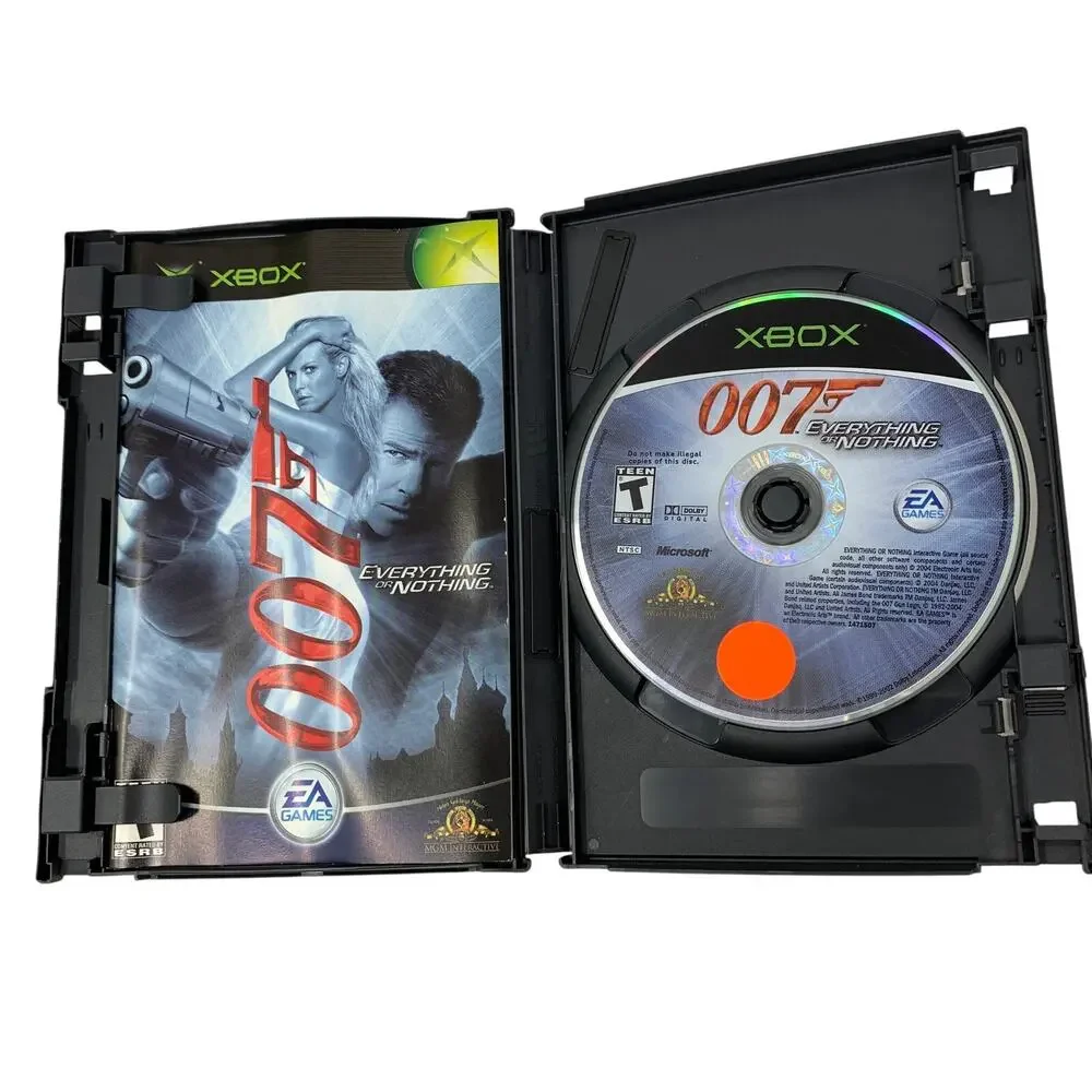James Bond 007 Everything or Nothing Original Xbox Complete Video Game